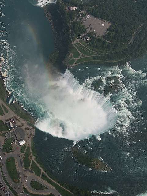 Photo:  Aerial View of Horseshoe Falls, Canada